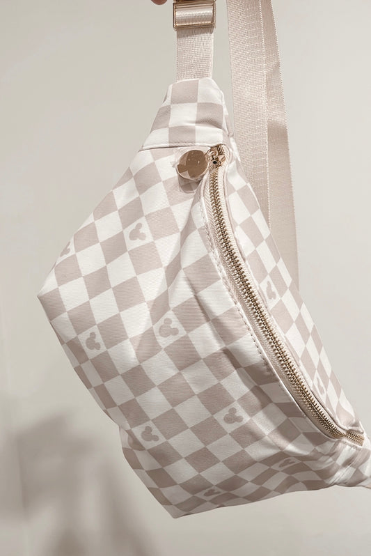 Checkered Crossbody Fanny